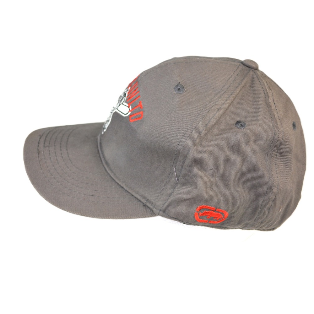 Ecko Unltd Snapback Hat Gray Embroidered Rhino Mascot Baseball Cap OSFM Cotton - Picture 4 of 7